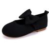imageBMCiTYBM Toddler Girls Dress Walking Shoes Knitting Mary Jane Flats Ballet PartyBlack
