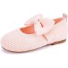 imageBMCiTYBM Toddler Girls Dress Walking Shoes Knitting Mary Jane Flats Ballet PartyPink