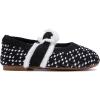 imageBMCiTYBM Toddler Girl Ballet Flats Comfortable Knit Casual Dressy Shoes for Girl Party School ShoesAblack