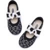 imageBMCiTYBM Toddler Girl Ballet Flats Comfortable Knit Casual Dressy Shoes for Girl Party School ShoesAblack