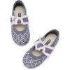 imageBMCiTYBM Toddler Girl Ballet Flats Comfortable Knit Casual Dressy Shoes for Girl Party School ShoesAgrey