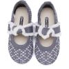 imageBMCiTYBM Toddler Girl Ballet Flats Comfortable Knit Casual Dressy Shoes for Girl Party School ShoesAgrey