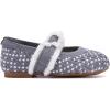 imageBMCiTYBM Toddler Girl Ballet Flats Comfortable Knit Casual Dressy Shoes for Girl Party School ShoesAgrey