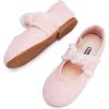 imageBMCiTYBM Toddler Girl Ballet Flats Comfortable Knit Casual Dressy Shoes for Girl Party School ShoesApink