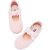 imageBMCiTYBM Toddler Girl Ballet Flats Comfortable Knit Casual Dressy Shoes for Girl Party School ShoesApink