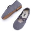 imageBMCiTYBM Toddler Girl Ballet Flats Comfortable Knit Casual Dressy Shoes for Girl Party School ShoesBgrey