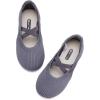 imageBMCiTYBM Toddler Girl Ballet Flats Comfortable Knit Casual Dressy Shoes for Girl Party School ShoesBgrey