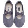 imageBMCiTYBM Toddler Girl Ballet Flats Comfortable Knit Casual Dressy Shoes for Girl Party School ShoesBgrey