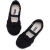 imageBMCiTYBM Toddler Girl Ballet Flats Comfortable Knit Casual Dressy Shoes for Girl Party School ShoesCblack