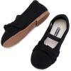 imageBMCiTYBM Toddler Girl Ballet Flats Comfortable Knit Casual Dressy Shoes for Girl Party School ShoesCblack