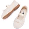 imageBMCiTYBM Toddler Girl Ballet Flats Comfortable Knit Casual Dressy Shoes for Girl Party School ShoesCcamel