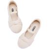imageBMCiTYBM Toddler Girl Ballet Flats Comfortable Knit Casual Dressy Shoes for Girl Party School ShoesCcamel