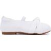 imageBMCiTYBM Toddler Girl Ballet Flats Comfortable Knit Casual Dressy Shoes for Girl Party School ShoesCwhite