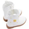 imageBMCiTYBM Toddler Girls Cowboy Cowgirl Boots Little Kids Pointed Toe Western Boots Mid Calf Side Zipper Riding Shoes for All Seasons ToddlerLittle KidDwhite