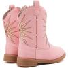 imageBMCiTYBM Toddler Girls Cowboy Cowgirl Boots Little Kids Pointed Toe Western Boots Mid Calf Side Zipper Riding Shoes for All Seasons ToddlerLittle KidEpink