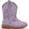 imageBMCiTYBM Toddler Girls Cowboy Cowgirl Boots Little Kids Pointed Toe Western Boots Mid Calf Side Zipper Riding Shoes for All Seasons ToddlerLittle KidFpurple