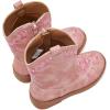 imageBMCiTYBM Toddler Girls Cowboy Cowgirl Boots Little Kids Pointed Toe Western Boots Mid Calf Side Zipper Riding Shoes for All Seasons ToddlerLittle KidFpink