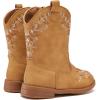 imageBMCiTYBM Toddler Girls Cowboy Cowgirl Boots Little Kids Pointed Toe Western Boots Mid Calf Side Zipper Riding Shoes for All Seasons ToddlerLittle KidFcamel