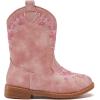 imageBMCiTYBM Toddler Girls Cowboy Cowgirl Boots Little Kids Pointed Toe Western Boots Mid Calf Side Zipper Riding Shoes for All Seasons ToddlerLittle KidFpink