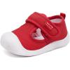 imageBMCiTYBM Baby Sneakers Girls Boys Lightweight Breathable Mesh First Walkers Shoes 624 Months5red