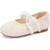 imageBMCiTYBM Toddler Girl Ballet Flats Comfortable Knit Casual Dressy Shoes for Girl Party School ShoesAcamel