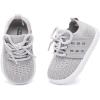imageBMCiTYBM Baby Shoes Boy Girl Infant Sneakers NonSlip First Walkers 6 9 12 18 24 Months92grey