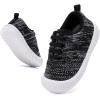 imageBMCiTYBM Baby Shoes Infant Boy Girl First Walker Shoes Toddler Walking Shoes Lightweight NonSlip Sneakers for 6 9 12 18 24 MonthsA5black