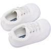 imageBMCiTYBM Baby Shoes Infant Boy Girl First Walker Shoes Toddler Walking Shoes Lightweight NonSlip Sneakers for 6 9 12 18 24 MonthsA5white