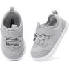 imageBMCiTYBM Baby Walking Sneakers Mesh Barefoot Boys Girls Breathable Shoes1grey