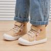 imageBMCiTYBM Toddler Baby Canvas Shoes Boys Girls Walking SneakersFlowercamel