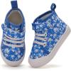 imageBMCiTYBM Toddler Baby Canvas Shoes Boys Girls Walking SneakersFlowernavy