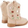 imageBMCiTYBM Toddler Girls Cowgirl Boots Little Kids Mid Calf Western Boots Flower Cowboy Boots Pointed Toe Riding Shoes1camel