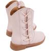 imageBMCiTYBM Toddler Girls Cowgirl Boots Little Kids Mid Calf Western Boots Flower Cowboy Boots Pointed Toe Riding Shoes3pink