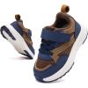 imageBMCiTYBM Toddler Shoes Boys Girls Walking Running Sneakers Lightweight Non Slip Tennis Sport Athletic ShoesA1brown Navy