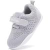 imageBMCiTYBM Baby Walking Sneakers Mesh Barefoot Boys Girls Breathable Shoes2grey