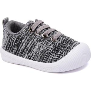 imageBMCiTYBM Baby Shoes Infant Boy Girl First Walker Shoes Toddler Walking Shoes Lightweight NonSlip Sneakers for 6 9 12 18 24 MonthsA5grey