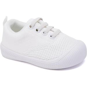 imageBMCiTYBM Baby Shoes Infant Boy Girl First Walker Shoes Toddler Walking Shoes Lightweight NonSlip Sneakers for 6 9 12 18 24 MonthsA5white
