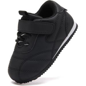 imageBMCiTYBM Baby Shoes Infant Boy Girl First Walker Shoes Toddler Walking Shoes Lightweight NonSlip Sneakers for 6 9 12 18 24 MonthsB1black
