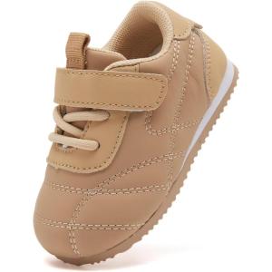 imageBMCiTYBM Baby Shoes Infant Boy Girl First Walker Shoes Toddler Walking Shoes Lightweight NonSlip Sneakers for 6 9 12 18 24 MonthsB1camel