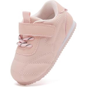 imageBMCiTYBM Baby Shoes Infant Boy Girl First Walker Shoes Toddler Walking Shoes Lightweight NonSlip Sneakers for 6 9 12 18 24 MonthsB1pink