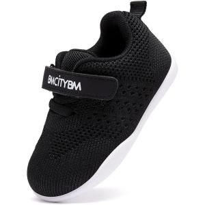 imageBMCiTYBM Baby Walking Sneakers Mesh Barefoot Boys Girls Breathable Shoes2black