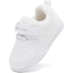 imageBMCiTYBM Baby Walking Sneakers Mesh Barefoot Boys Girls Breathable Shoes2white