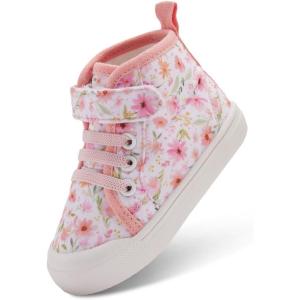 imageBMCiTYBM Toddler Baby Canvas Shoes Boys Girls Walking SneakersFlowerpink