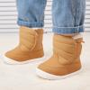 imageBMCiTYBM Baby Boy Girl Snow Boots Waterproof Winter Warm Booties Nonslip Lightweight Outdoor Shoes for First Walkers 6 9 12 18 24 MonthsInfantToddlerA4camel