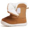 imageBMCiTYBM Baby Boy Girl Snow Boots Waterproof Winter Warm Booties Nonslip Lightweight Outdoor Shoes for First Walkers 6 9 12 18 24 MonthsInfantToddlerA4camel