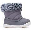 imageBMCiTYBM Baby Boy Girl Snow Boots Waterproof Winter Warm Booties Nonslip Lightweight Outdoor Shoes for First Walkers 6 9 12 18 24 MonthsInfantToddlerA3grey