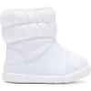 imageBMCiTYBM Baby Boy Girl Snow Boots Waterproof Winter Warm Booties Nonslip Lightweight Outdoor Shoes for First Walkers 6 9 12 18 24 MonthsInfantToddlerA1white