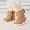 imageBMCiTYBM Baby Boy Girl Snow Boots Waterproof Winter Warm Booties Nonslip Lightweight Outdoor Shoes for First Walkers 6 9 12 18 24 MonthsInfantToddlerA2camel