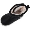 imageBMCiTYBM Baby Boy Girl Snow Boots Waterproof Winter Warm Booties Nonslip Lightweight Outdoor Shoes for First Walkers 6 9 12 18 24 MonthsInfantToddlerA2black