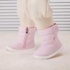 imageBMCiTYBM Baby Boy Girl Snow Boots Waterproof Winter Warm Booties Nonslip Lightweight Outdoor Shoes for First Walkers 6 9 12 18 24 MonthsInfantToddlerA2pink